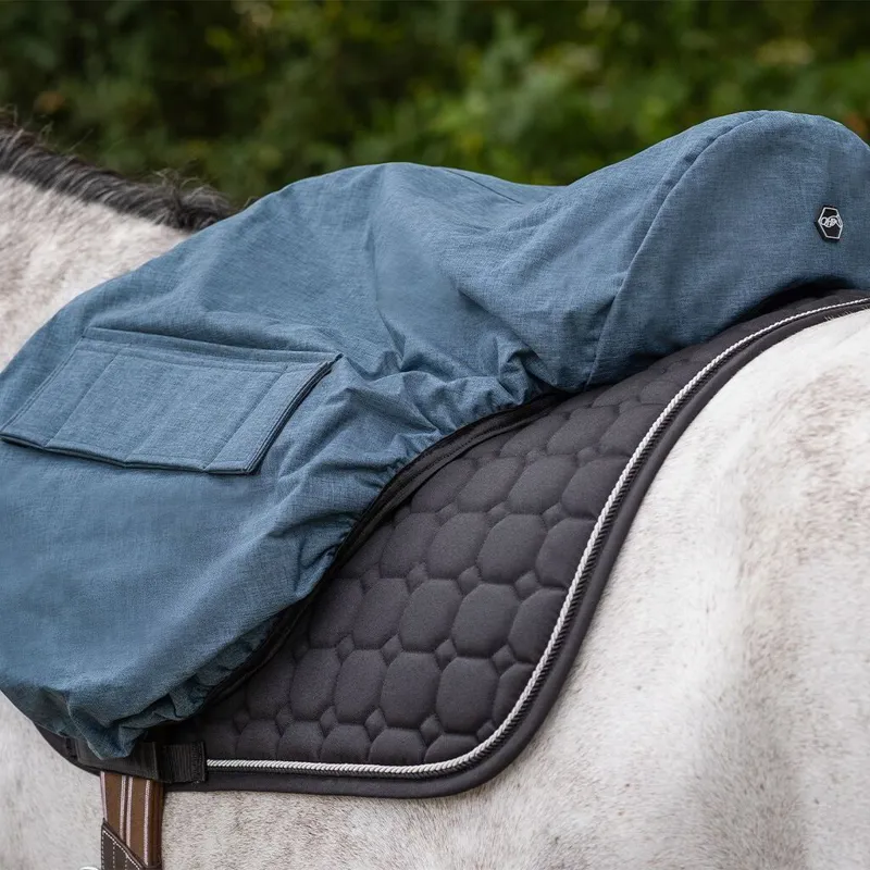 QHP Saddle Cover - Blue-2