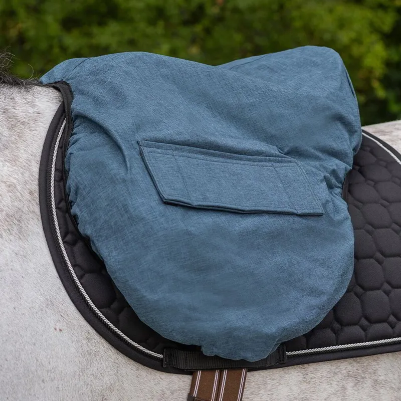 QHP Saddle Cover - Blue-1