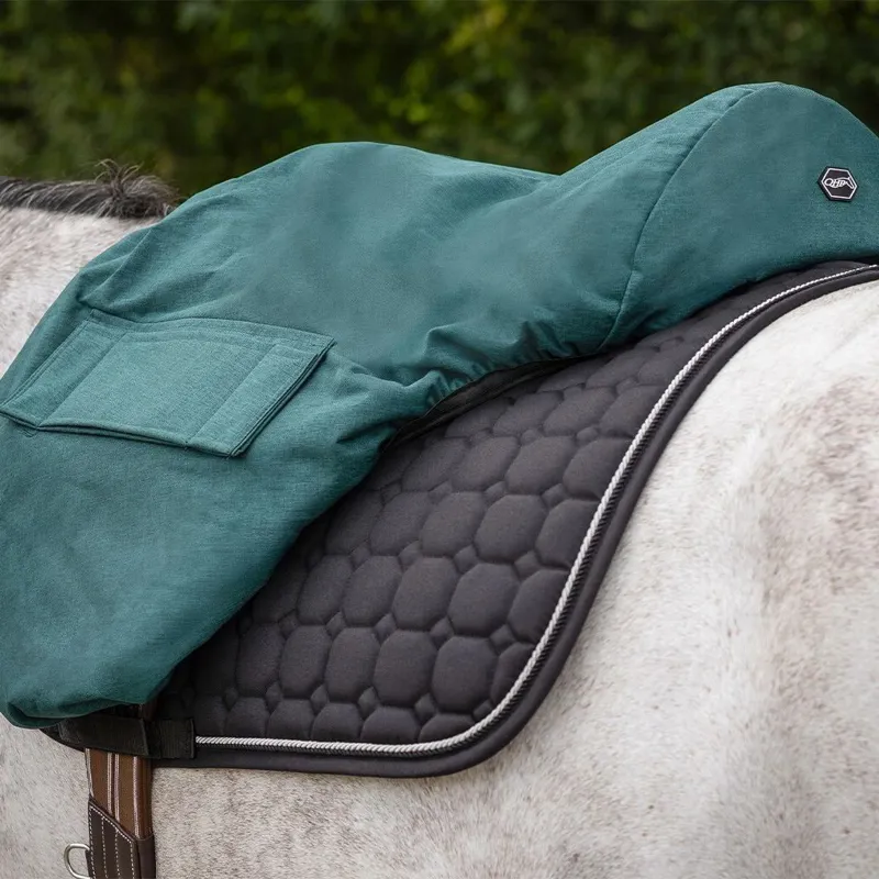 QHP Saddle Cover - Dark Green-2