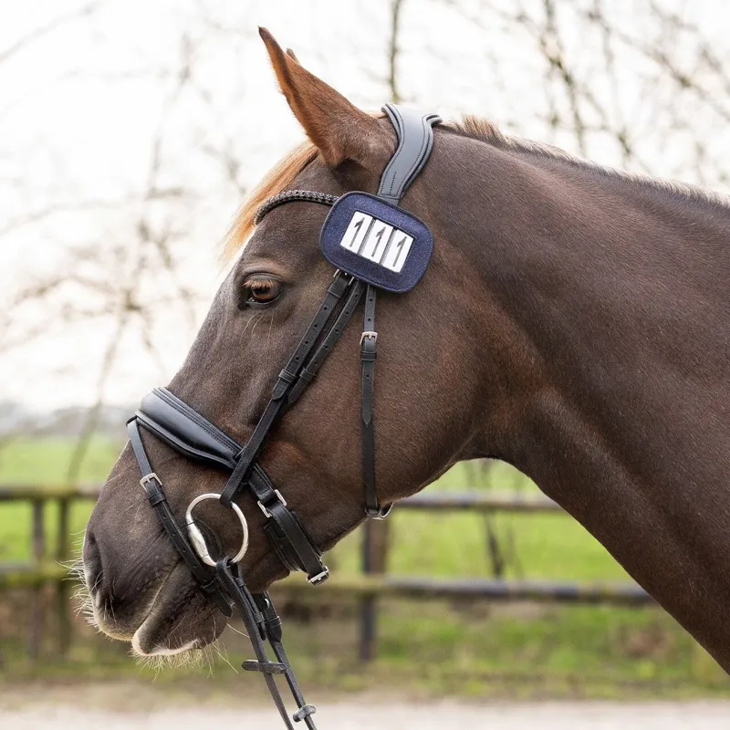 QHP Shine Number Holder - Navy-1