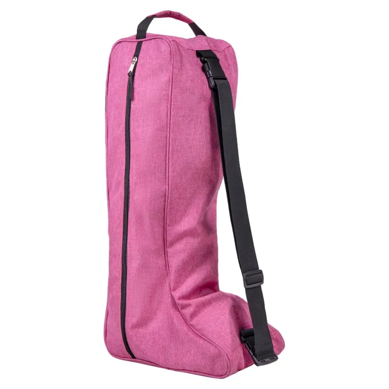 QHP Side Zip Boot Bag - Pink-1