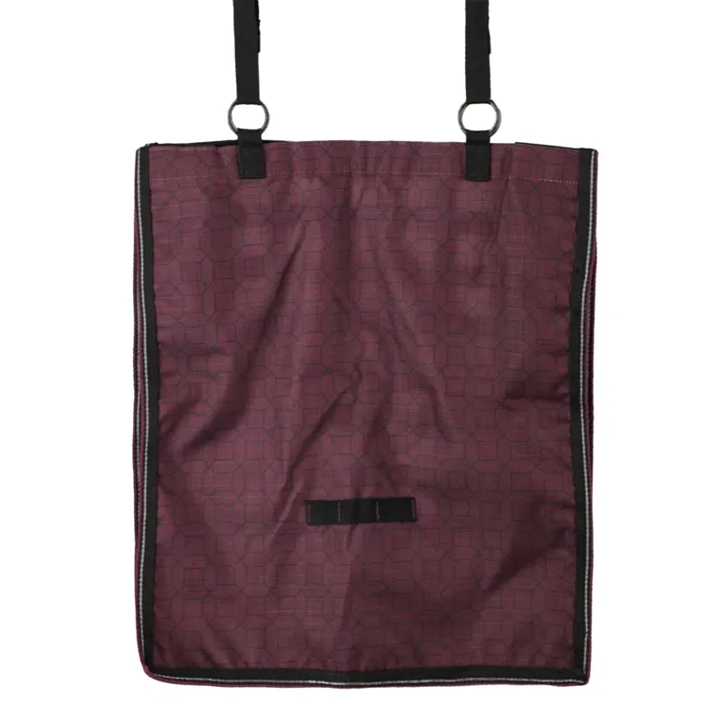 QHP Turnout Collection SlowFeeder - Wine/Red-1