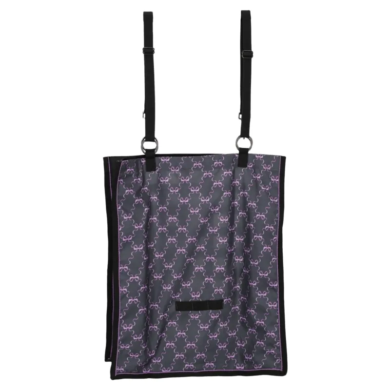 QHP Collection Slowfeeder Hay Bag-Bouncing Bows-1