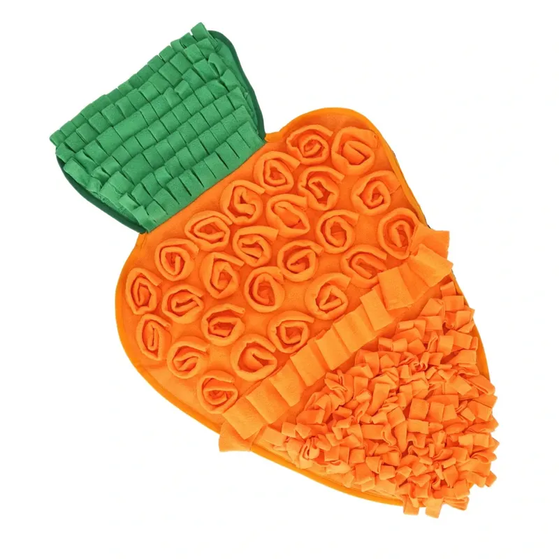 QHP Treat Snuffle Mat for Horses - Carrot
