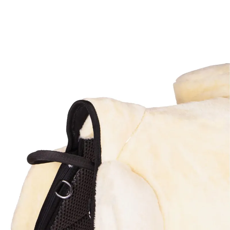 QHP Super Soft Bareback Pad - Black/Cream-1