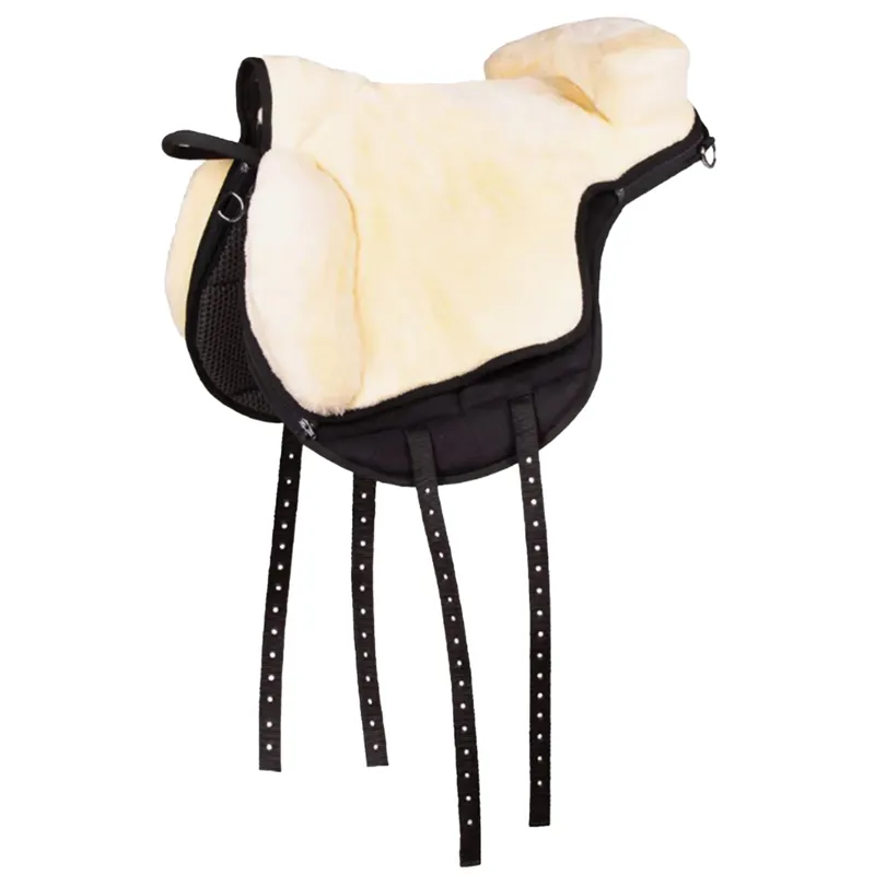 QHP Super Soft Bareback Pad - Black/Cream