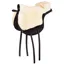 QHP Super Soft Bareback Pad - Black/Cream