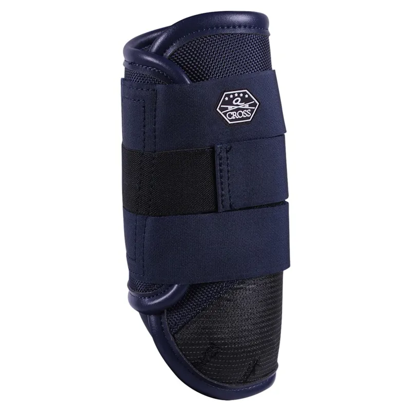 QHP Technical Eventing Fetlock Boots - Blue