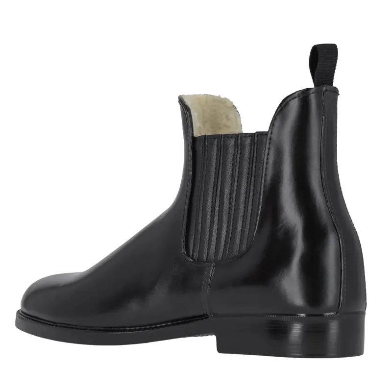 QHP Thermo Junior Paddock Boots - Black-3