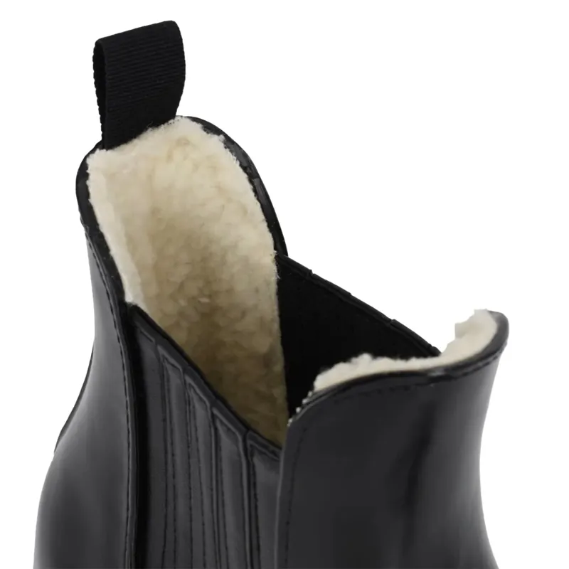 QHP Thermo Junior Paddock Boots - Black-6