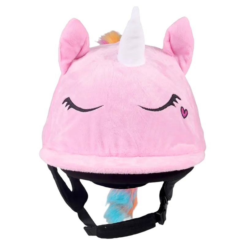 QHP Unicorn Helmet Cover - Pink