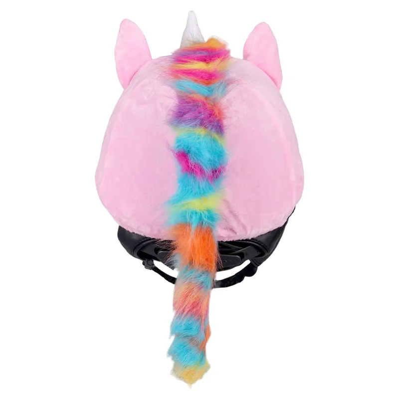 QHP Unicorn Helmet Cover - Pink-4