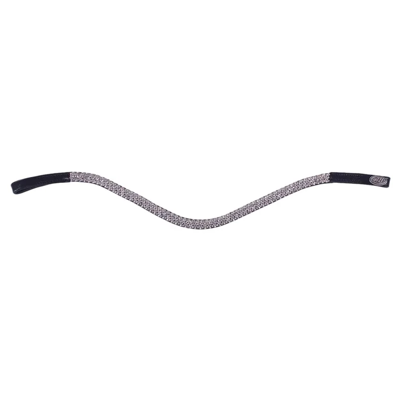 QHP Verbena Browband-Black/Silver