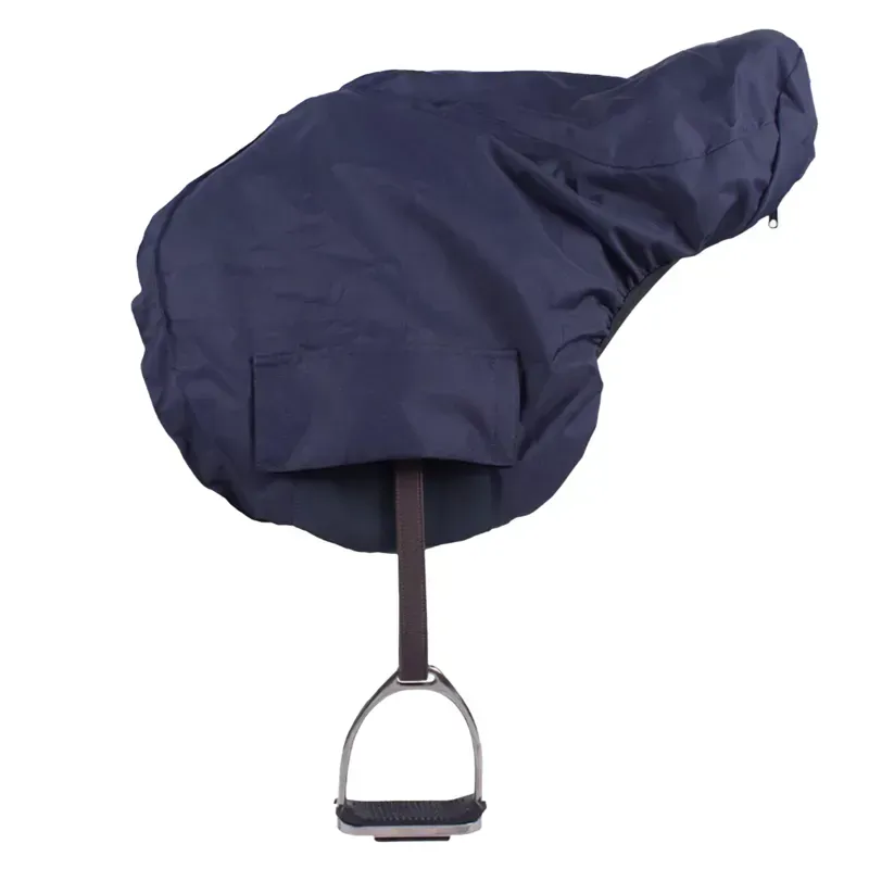 QHP Turnout Extra Saddle Cover - Navy-4