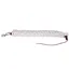 QHP 6.8m Lead Rope - 14mm Wide - White/Burgundy