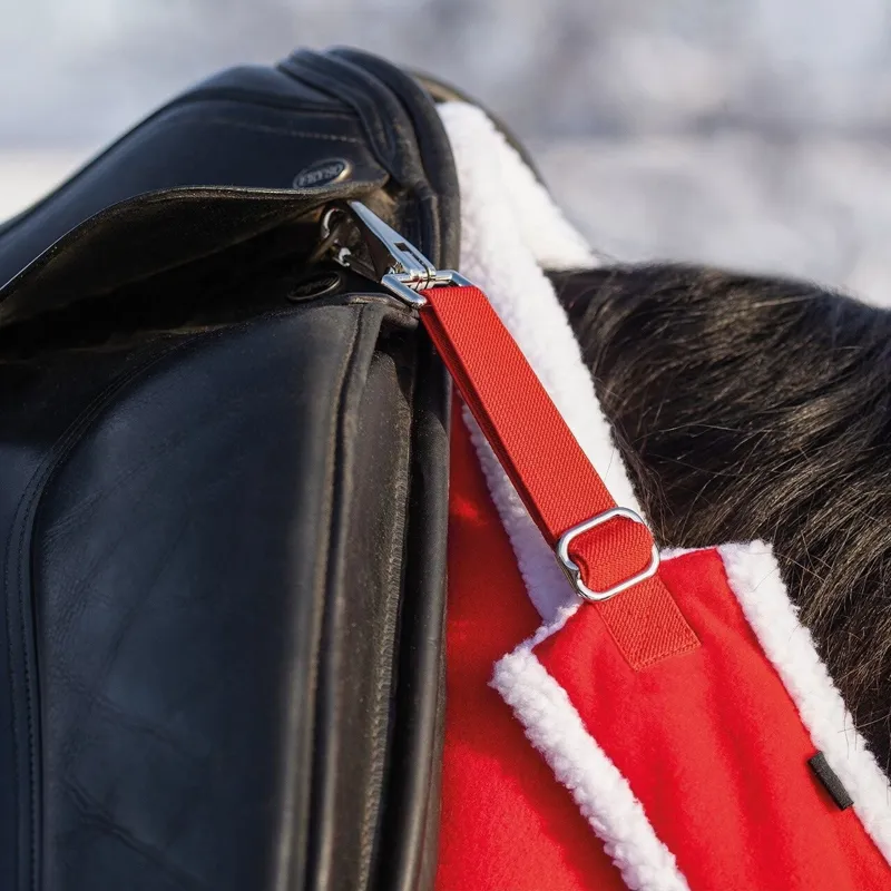 QHP Christmas Breast Strap - Red-3