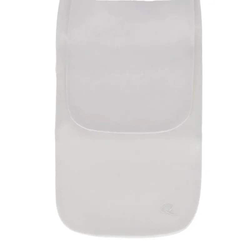 QHP Zizah Stock Tie - White/Silver-2