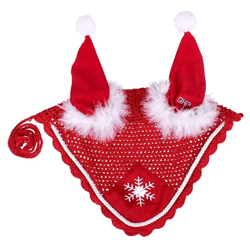 QHP Christmas Horse Ear Bonnet