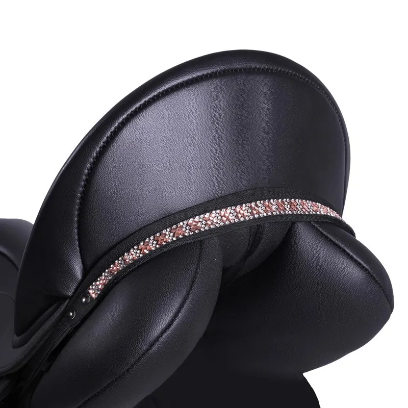 QHP Macey Saddle Jewel - Black/Silver