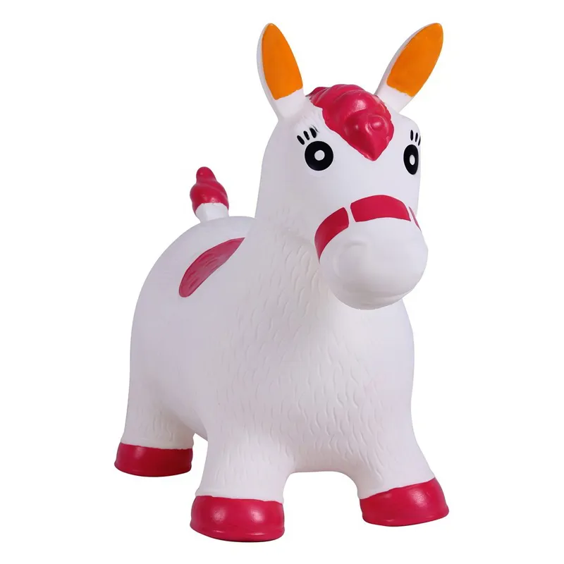 QHP Jumpy Horse Space Hopper - White-1