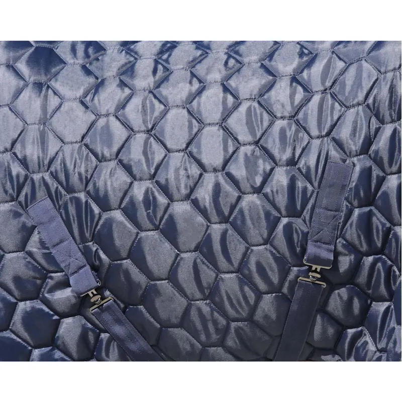 QHP Classy Quilt 100g Stable Blanket - Navy-3