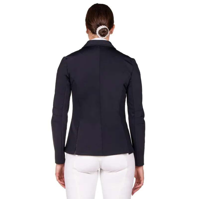 QHP Elaina Junior Girls Competition Jacket Black-1