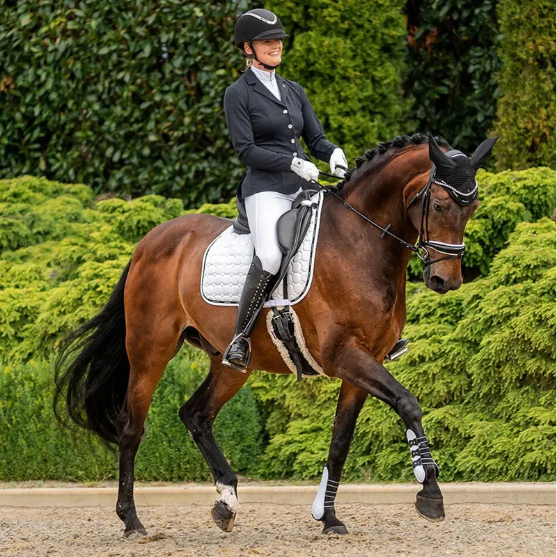 QHP Elaina Junior Girls Competition Jacket Black-7