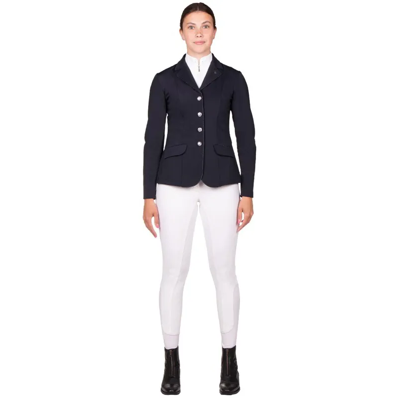 QHP Elaina Junior Girls Competition Jacket Black-2