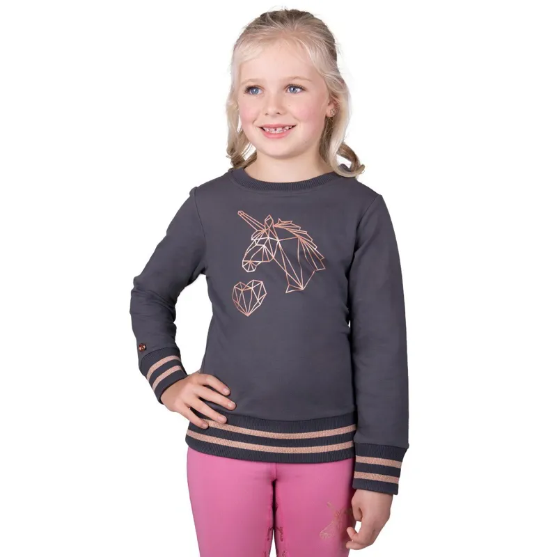 QHP Didy Junior Sweater - Gray