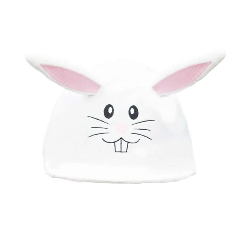 QHP Easter Bunny Novelty Helmet Cover - White