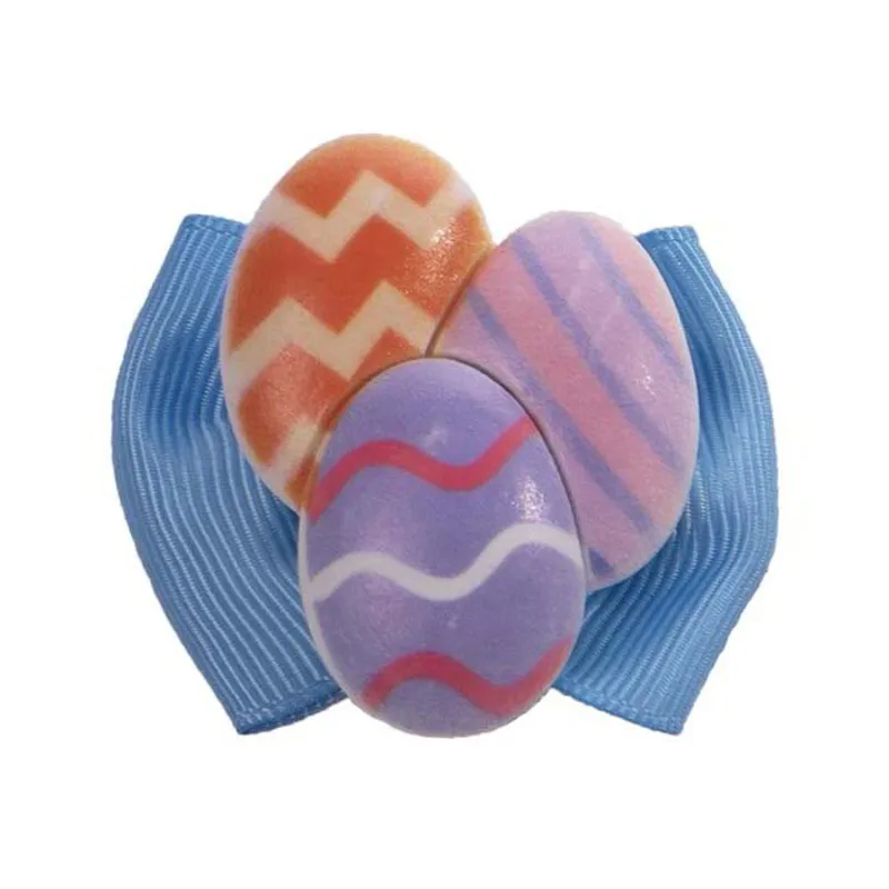 QHP Easter Show Bows - Blue Eggs