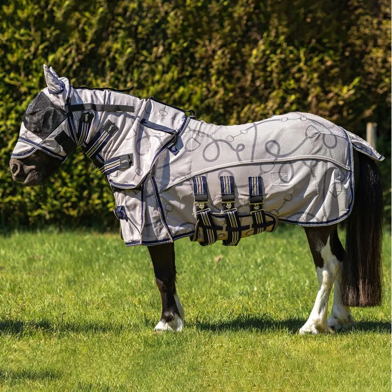 QHP Collection Falabella Detachable Neck Pony Fly Sheet - Almond