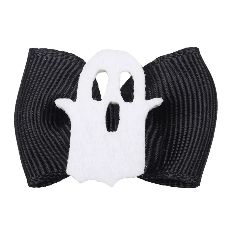 QHP Halloween Show Bows - Ghost-1