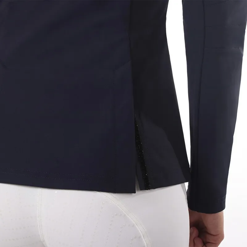QHP Juliet Ladies Show Coat - Blue-4