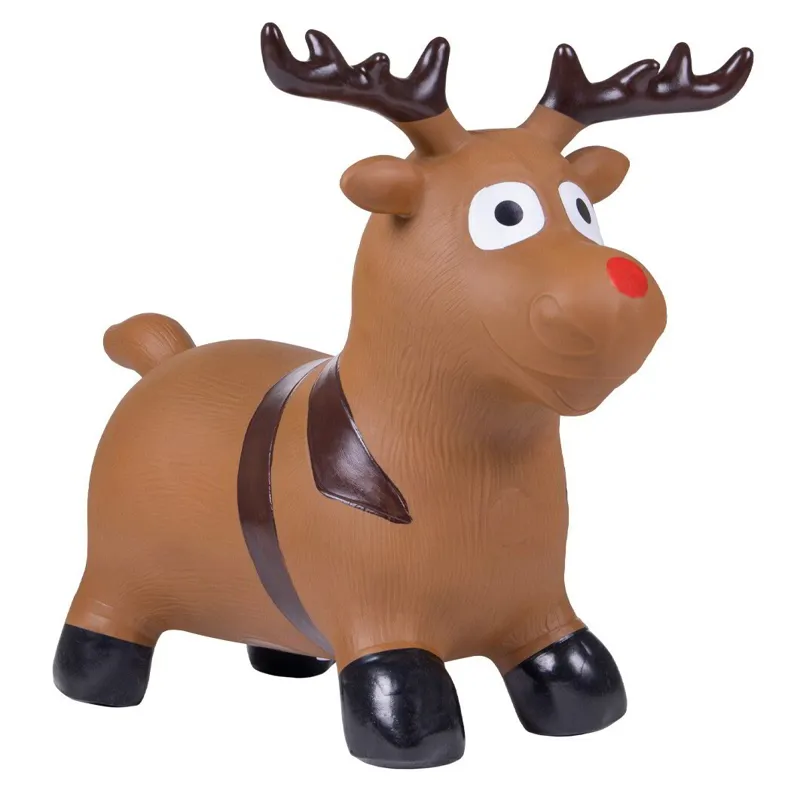 QHP Jumpy Horse Hopper - Christmas Reindeer