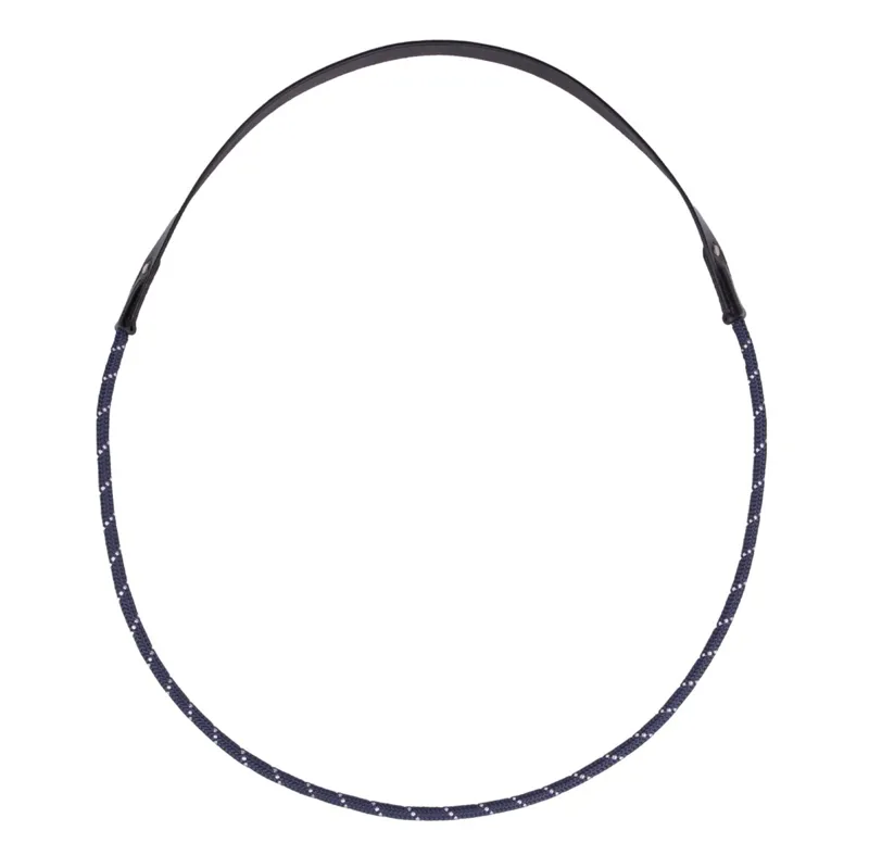 QHP Leer Neck Rope - Navy