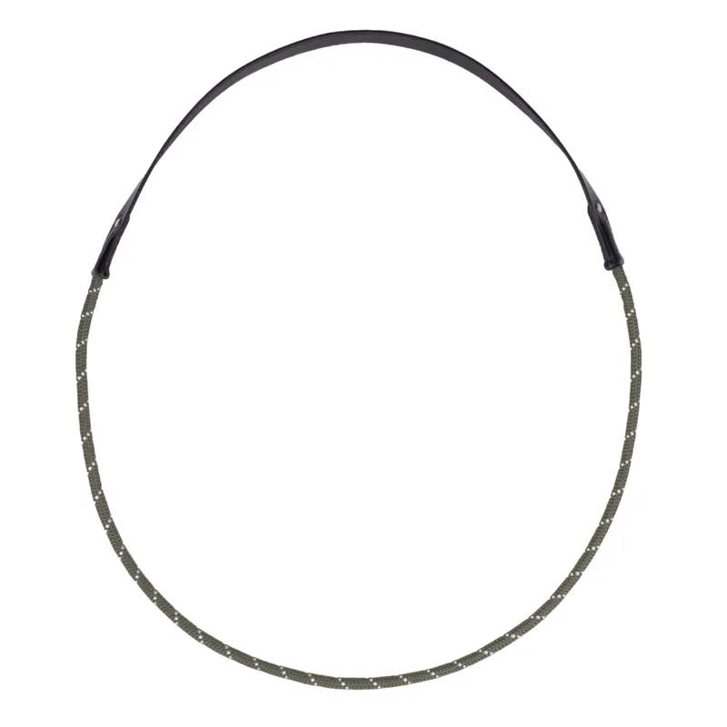 QHP Leer Neck Rope - Olive