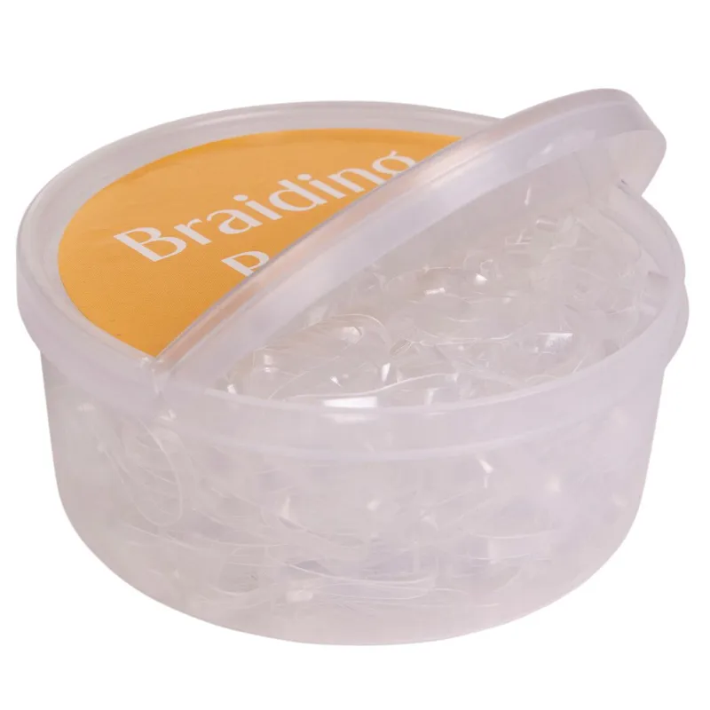 QHP Braiding Bands in Box - Transparent