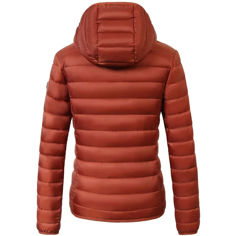 Covalliero Women's Quilted Jacket - Rust-1
