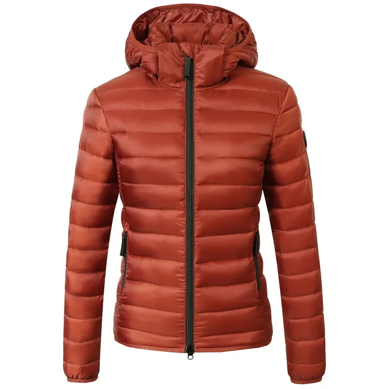 Covalliero Women's Quilted Jacket - Rust