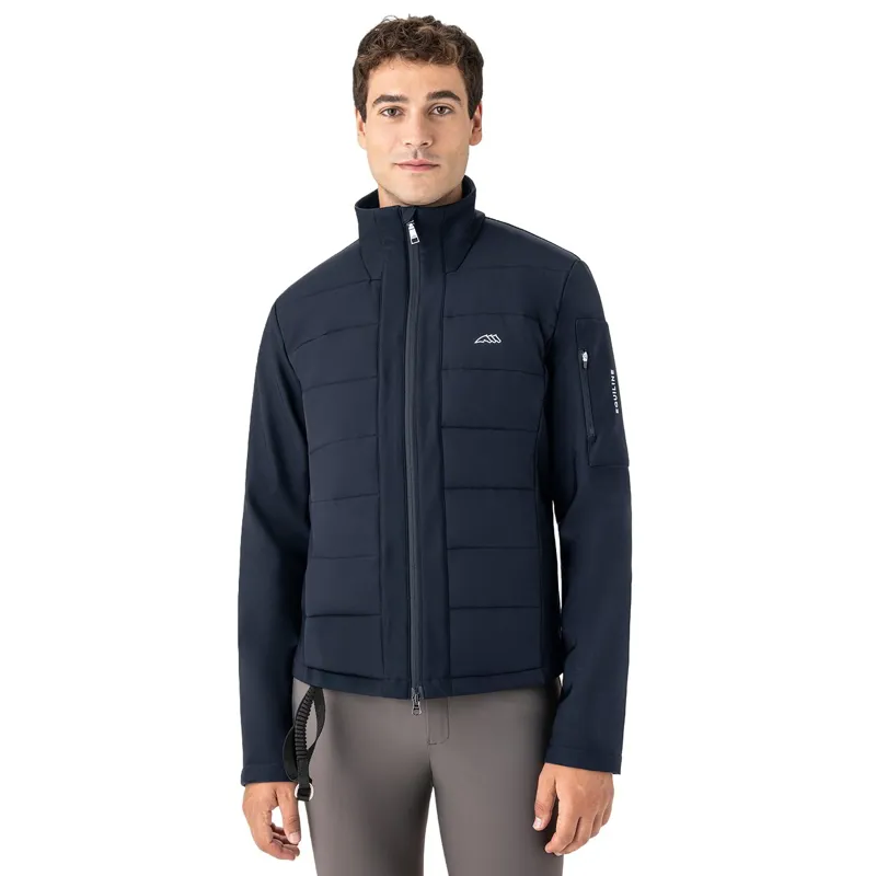 Equiline Exot Men's Airbag-Compatible Softshell Jacket - Navy