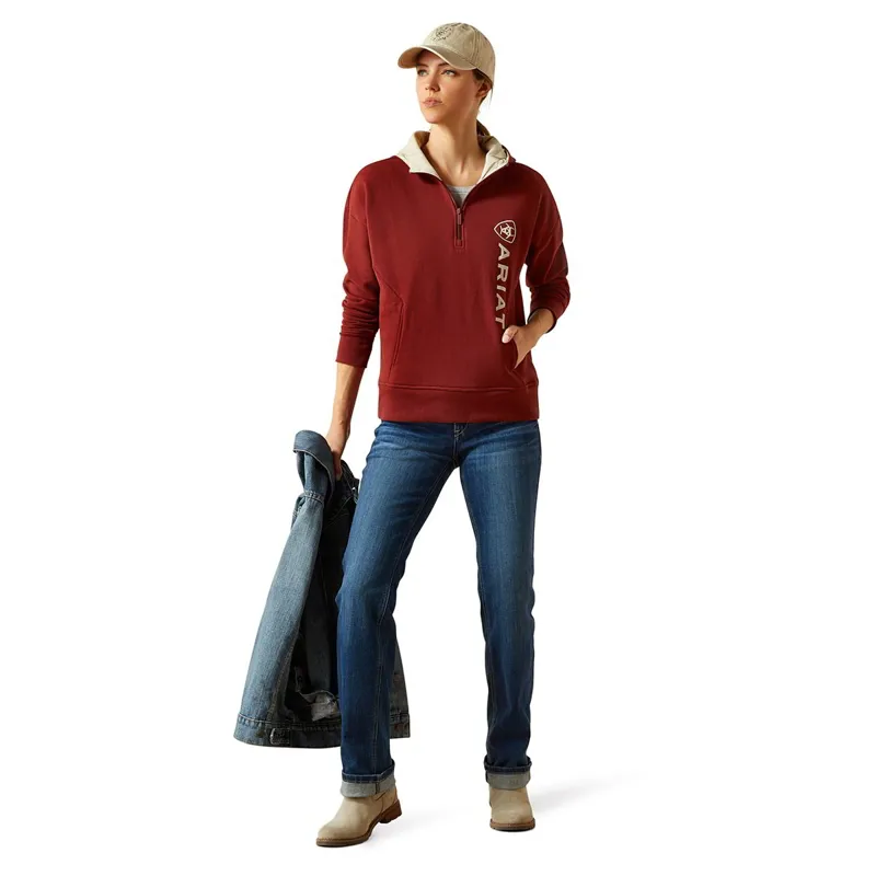 Ariat Rabere Women's Hoodie - Madder Brown-4