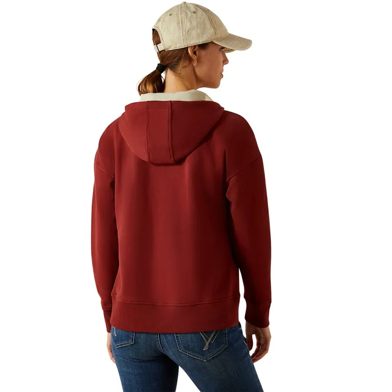 Ariat Rabere Women's Hoodie - Madder Brown-1