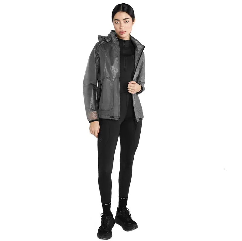 Aztec Diamond Clear Women's Rain Jacket - Black-4