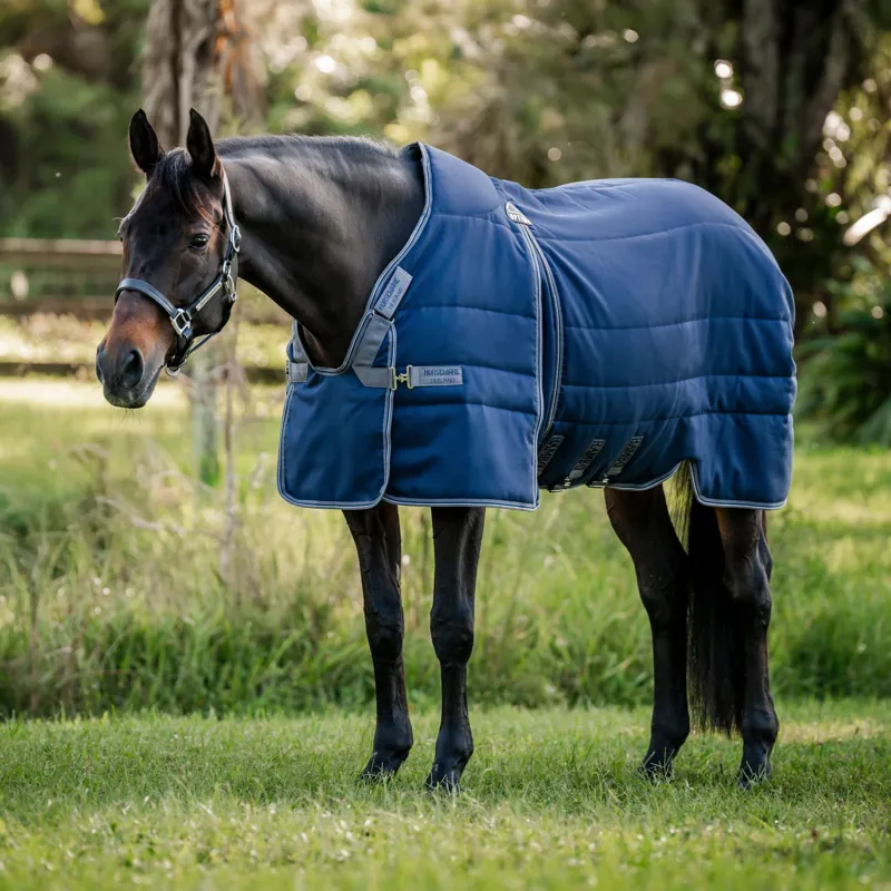 Rambo Optimo 200g Stable Blanket - Navy/Thunderstorm Grey/Silver