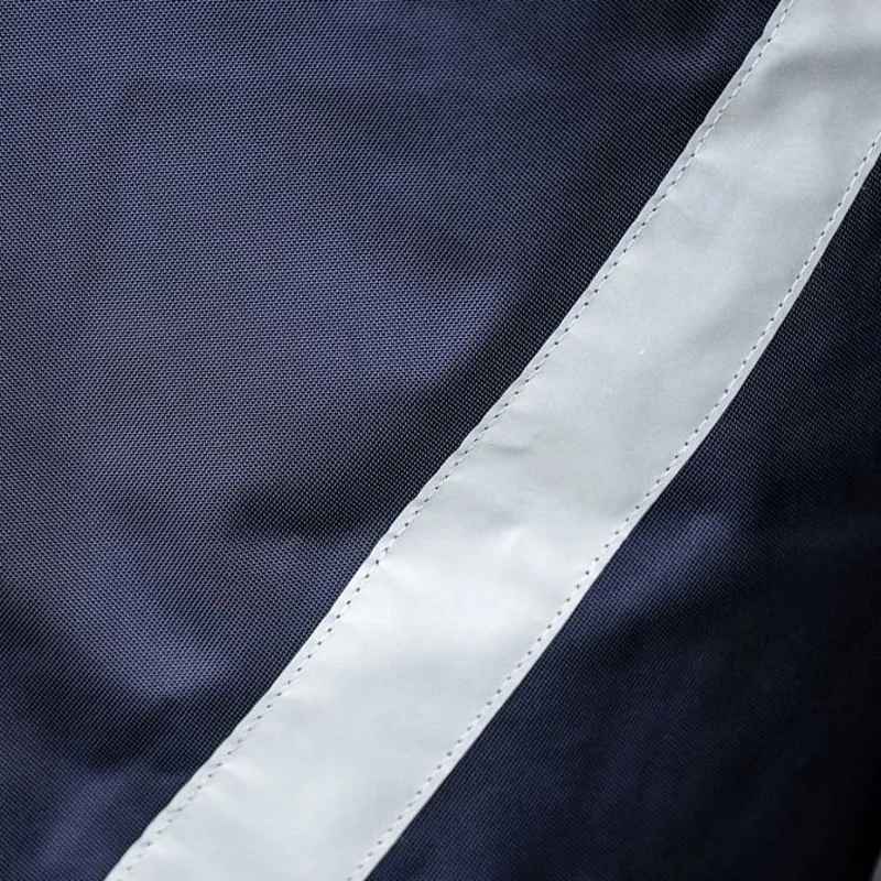 Rambo Optimo Plus 0g Turnout Blanket - Navy/Thunderstorm Grey/Silver-8