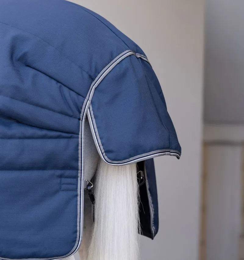 Rambo Optimo Plus 400g Heavy Stable Blanket - Navy/Thunderstorm Grey-5