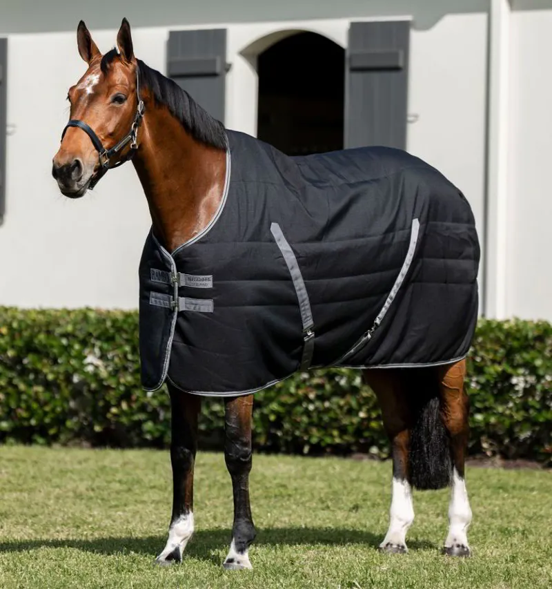 Rambo 200g Stable Blanket - Black/Thunderstorm Grey/Silver