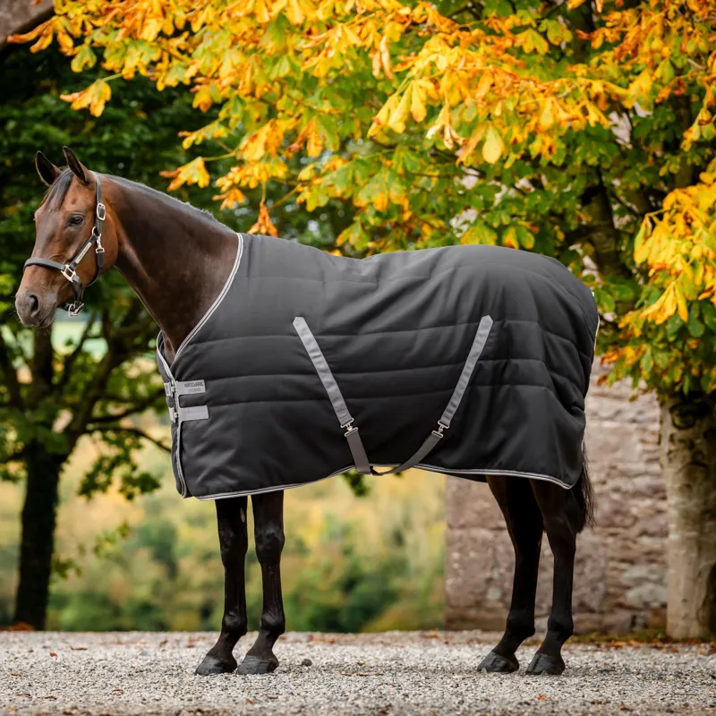 Rambo 200g Stable Blanket - Black/Thunderstorm Grey/Silver
