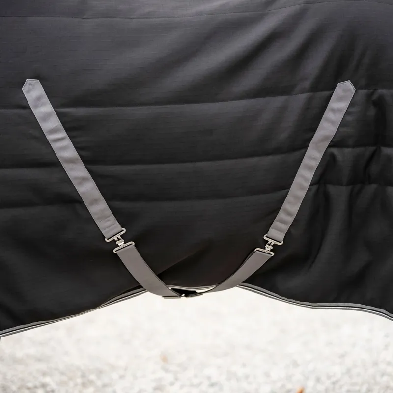 Rambo 200g Stable Blanket - Black/Thunderstorm Grey/Silver-1